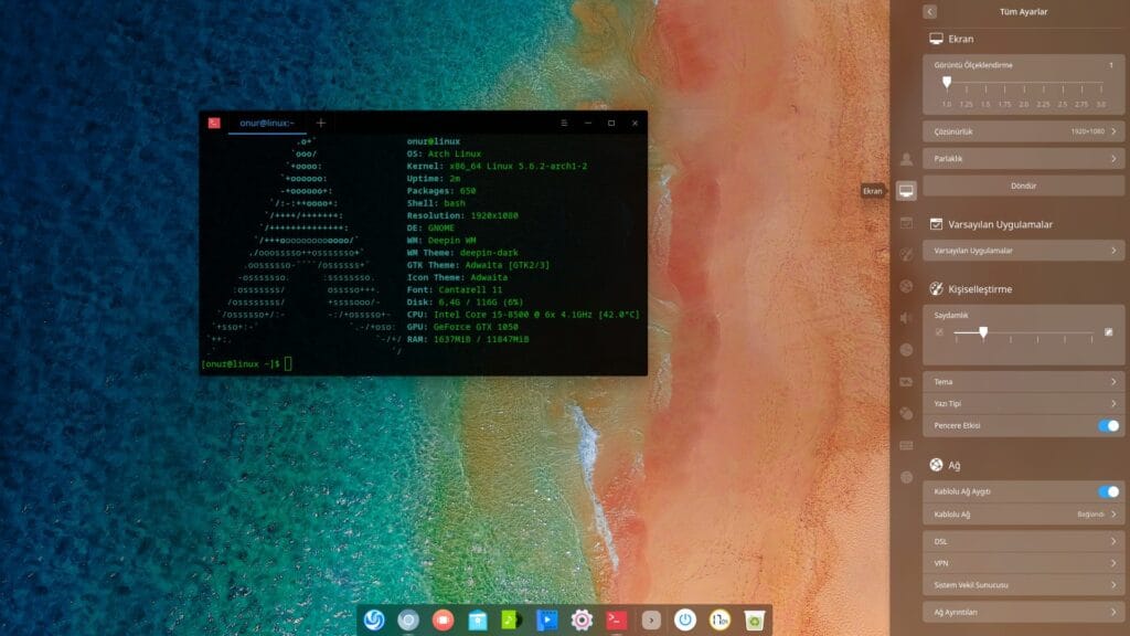 Linux Masaüstü Ortamı Nedir?